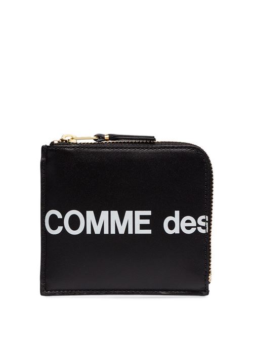 Leather Wallet with Logo COMME DES GARÇONS WALLET | SA3100HL1BLACK